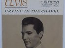 Rock 45 ELVIS PRESLEY Crying In The Chapel RCA VICTOR VG++ promo picture sleeve