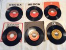 (6) Nancy Sinatra 45rpm records  Boots for Walkin’, Sugar Town, Summer Wine MORE