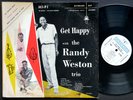 RANDY WESTON TRIO Get Happy With LP RIVERSIDE RECORDS RLP 12-203 US 1956 DG MONO
