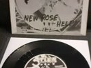 The Damned New Rose Stiff Promo Label Copy - the clash - sex pistols - buzzcocks
