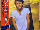 ANDY GIBB - GREATEST HITS  JAPAN WHITE LABEL PROMO LP RSO 28MW-0004 obi bee gees