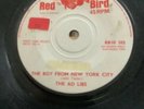 THE AD LIBS.    THE BOY FROM NEW YORK CITY.   7” single.   Red bird label Rare