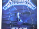 METALLICA Ride The Lightning 1984 UK Original 1984 Vinyl LP + inner Ex/Near Mint