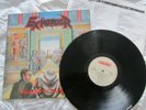 EXHORDER “Slaughter In The Vatican” 1st issue  ROADRACER  1990 Vinyl LP + Inner