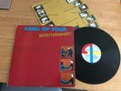 GANG OF FOUR...ENTERTAINMENT...RARE UK ISSUE ALBUM + INNER..EMI...EMC 3313