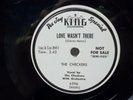 THE CHECKERS - R&B 78rpm PROMO KING #4558 - MY PRAYER TONIGHT / WASN'T THERE - E