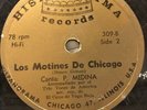 P Media - Trio Voces de America Los Motines De Chicago /  RARE Latin 10” 78 RPM