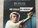 DAVID BOWIE : WE COULD BE HEROES 12” LTD EDITION BLUE VINYL ALBUM