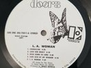The Doors LA Woman Org. White Label Promo LP VG/G Window Sticker Morrison