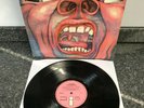 LP KING CRIMSON IN THE COURT OF THE CRIMSON KING PINK LABEL UK 1ST PRESS VG+/VG+