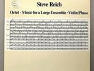 PROMO LP Steve Reich Octet, Music for a Large Ensemble, Violin Phase ECM 1186