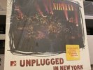 NIRVANA SEALED/UNOPENED/UNPLAYED LP:Unplugged in New York Vintage 1994,sticker