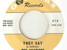 THE OVATIONS They Say GOLDWAX NORTHERN SOUL USA 45