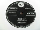 JIM REEVES: BLUE BOY 1958 RCA 78RPM NEAR MINT STUNNING COPY