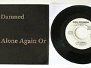The Damned - Alone Again Or USA 1987 MCA Promotional 7