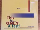Razormaid  This Is Only A Test  SP-011 Vinyl 12” Gray Marble Vinyl EX RARE