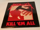 Metallica Kill Em All - 1983 US Megaforce silver label 1st press w/Lyric sleeve