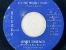RARE ESSENCE & David Martin You're Mighty Right Rekord 70s Soul 45 HEAR