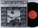 MISSISSIPPI JOHN HURT 1963 - Folksongs And Blues PIEDMONT LP
