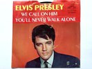 Elvis Presley We Call On Him 7” 45 PS Promo RCA Victor 47-9600 VG+ Rare Gospel