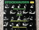 Stockhausen LP Chore Fur Doris / Choral / Atmen Gibt Das Leben New Dg