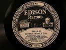 EDISON 51614 MIKE SPECIALE ORCH Oh  Boy, What A Girl / Alone At Last E+