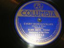 CLARA SMITH & FLETCHER HENDERSON- COLUMBIA 78 RPM- EVERY WOMAN'S BLUES- LISTEN