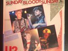 U2 Sunday Bloody Sunday Rare Japan PROMO 7