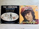 Donny Osmond Superstar With Poster plus The Osmonds Around the World Vinyl LP