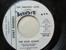 The Four Sonics – The Greatest Love  SOUL 7 inch 1968 PROMO Sport 111