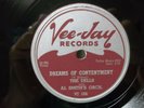 THE DELLS - R&B 78rpm VEE-JAY #166 - DREAMS OF CONTENTMENT / ZING,ZING, ZING - E