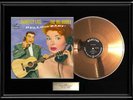 BIG BOPPER CHANTILLY LACE GOLD METALIZED RECORD RARE NON RIAA AWARD