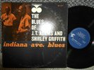 JT Adams and Shirley Griffith vg+ original LP Indiana Ave Blues