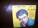 Elvis Presley Just Because South Africa RCA EPC 047 (Tri-Centre)