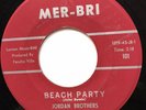 RARE Philly ‘60’s Doo Wop Jordan Brothers Beach Party Mer-Bri Lbl.
