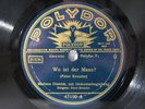 78rpm MARLENE DIETRICH & ARTHUR BRIGGS - Wo ist der Mann ? - GERMAN POLYDOR