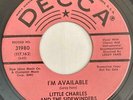 Little Charles and the Sidewinders I'm Available Decca 31980 Pink Label Promo NM