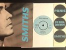 The Smiths Panic UK 7” PS + Sticker Sheet No Cat + Upside Down Indie Morrissey