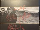Autographed rock and pop vinyl music albums