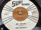 The Malibu's 45 RPM Mr Malibu Chrome Rims 1962 Surf Records S-300 Becker Strosky