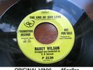 NANCY WILSON promo 'The End Of Our Love' VG++ ORIGINAL northern soul 45