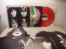 KISS DYNASTY LP 1979 RED VINYL WITH LARGE POSTER PLAYS MINT-