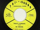 Northern Soul 45 - Ed Crook - That's All Right - Tri-Sound - mp3