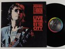 JOHN LENNON Live In New York City CAPITOL LP VG++ promo embossed cover  