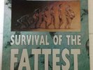 V.A. Survival Of The Fattest Vinyl LP 1996 Fat Wreck Chords NOFX Lagwagon EX