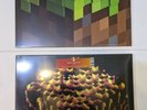 Minecraft Volume Alpha & Beta C418 - Green & Fire Splatter Vinyl LP's - New