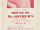 GENERAL DOUGLAS MacARTHUR ON 78RPM GRAMOPHONE RECORDS