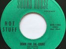 HOT STUFF Down for the Count/Hustle Bustle RARE SOUL FUNK BREAKS 45 *hear*