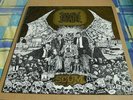 Napalm Death - Scum. Vinyl LP, gold sleeve issue inc pic / lyric insert. Earache