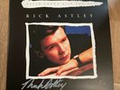 Rick Astley SIGNED Never Gonna Give You Up Blue 7'' Vinyl AUTOGRAPHED & Numbered